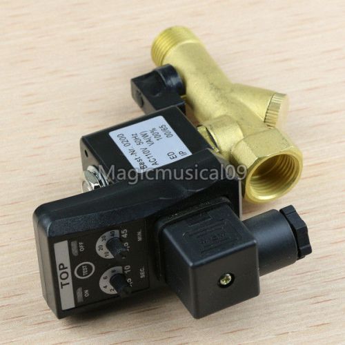 1/2&#034; Multifunction Automatic Electronic Timed Air Compressed Drain Valve AC110V