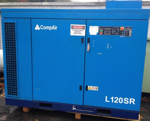 Compair model l120sr, 160 hp. variable speed rotary screw compressor for sale