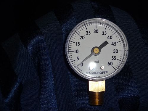 Ashcroft pressure gauge 20w 1005 h 02l 60#  662876000951 for sale