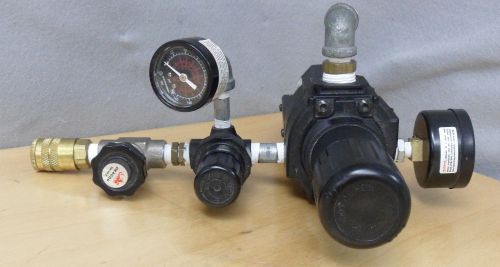 Speedaire filter regulator model 4zk98 w/  250 psi indicator valve for sale