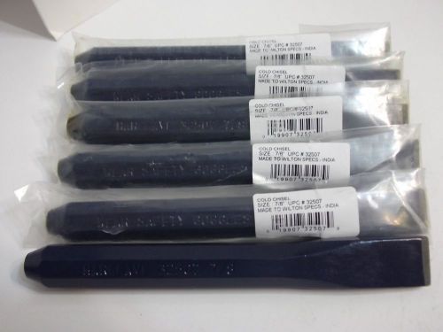 NEW SIX (6) PIECES COLD CHISELS ALL SAME SIZE 7/8&#034; \ FREE SHIPPING