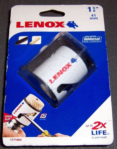 Lenox tools 1771964 1-5/8&#034; bi-metal speed slot hole saw for sale