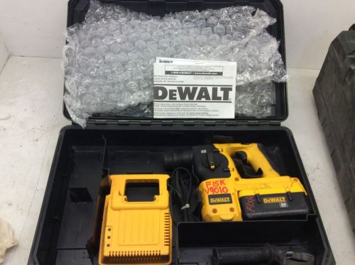 (1) good used  dewalt cordless 36v sds rotary hammer drill dc233 strong battery for sale