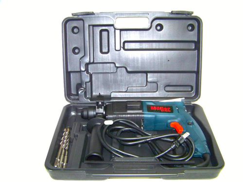 Moller h d 3/4&#034; electric rotary hammer drill kit bits sds plus concrete steel for sale