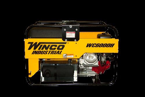 Winco - wc6000h - 120/240v, 1ph, 20amp industrial generator for sale