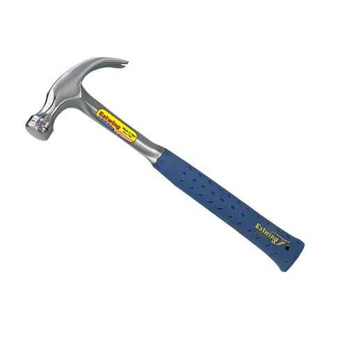 Estwing E3/12C Curved Claw Nail Hammer Vinyl Handled Grip Steel Shaft 340g 12oz