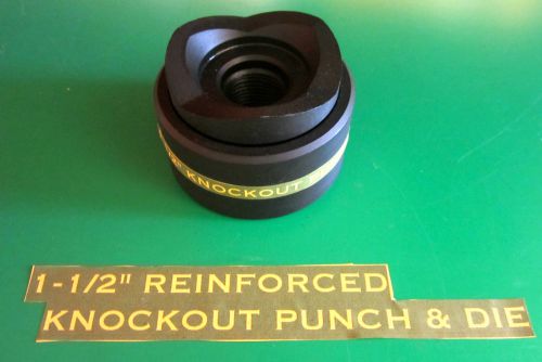 Greenlee style knockout  1-1/2&#034;  punch and die ,l@@k , brand new , free shipping for sale