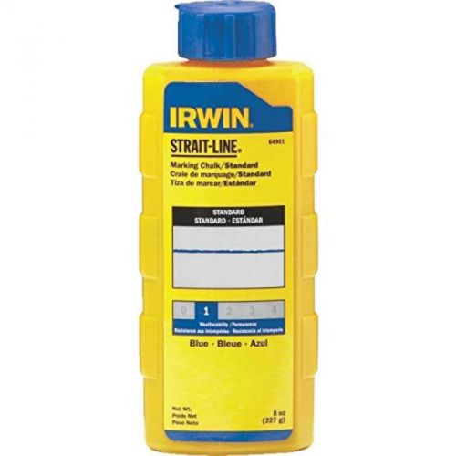 Standard marking chalk, 8 oz blue irwin tools chalk lines 64901 024721500076 for sale