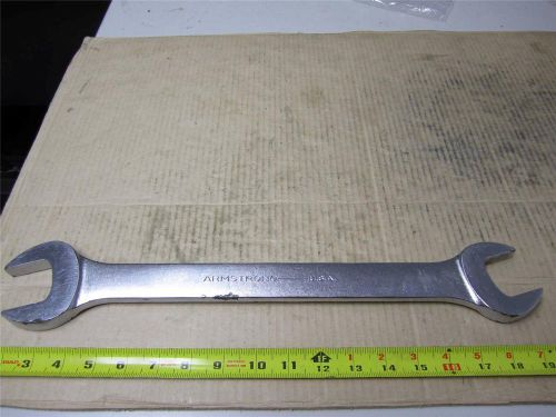 Armstrong 26-202 us made large open end wrench 1 5/8&#034; x 1 1/2&#034; mechanic&#039;s tool for sale