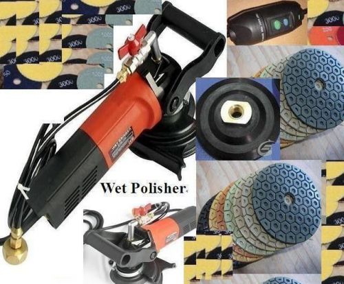 Variable speed wet polisher granite best quality polishing 20 pad stone concrete for sale