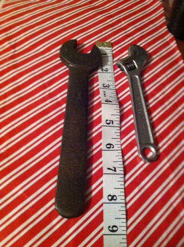 Lot Of 2 FAIRMOUNT Wrenches One Is A 6&#039; crescent Wrench A-6 N Other Heavy duty