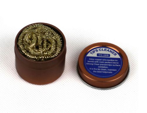 Soldering iron tip rosin flux paste cleaner ball remover wire tips brass sponge for sale