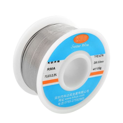 1 Roll Reel 63/37 100g 0.5mm Slim Tin Lead Core Wire Solder for Electrical