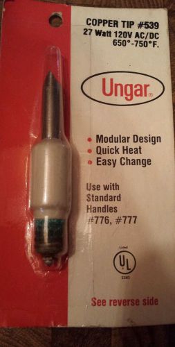 Ungar #539 soldering iron heating element tip, nos used w/ #776, 777 for sale