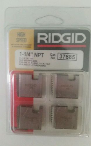 Ridgid 37885 1-1/4&#034; npt high speed dies for sale