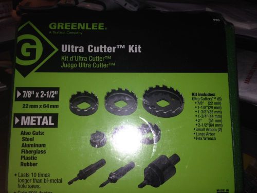 Greenlee 930 ultra cutter kit - brand new sealed case for sale