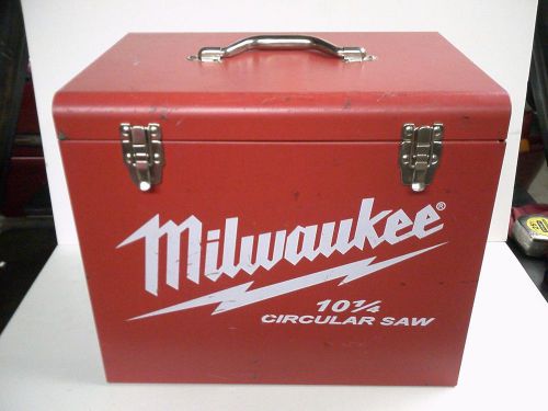 Milwaukee 10-1/4&#034; Circular Saw Model 6470 Metal Case &#034;Only&#034; &#034;No Saw&#034;