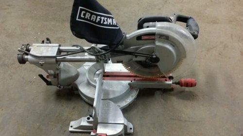 Craftsman 12&#034; sliding compound miter saw w/ laser trac no res l@@k with blade!!! for sale