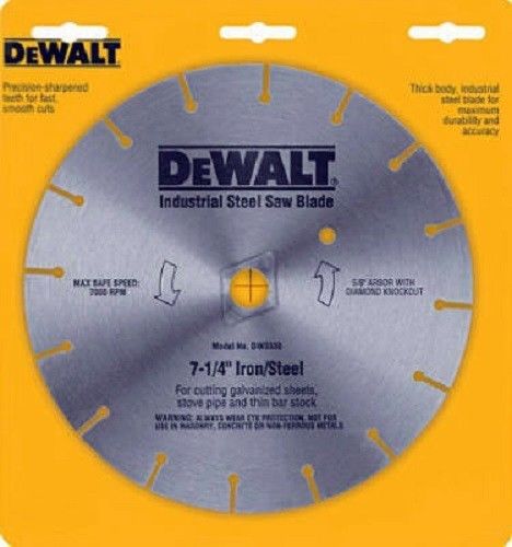 DEWALT 2 Pack DW3330 7-1/4&#034; Ferrous Metal Saw Blade