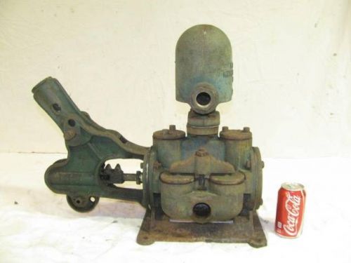 Antique hoosier steam engine water wagon hand transfer pump hit miss engine era for sale