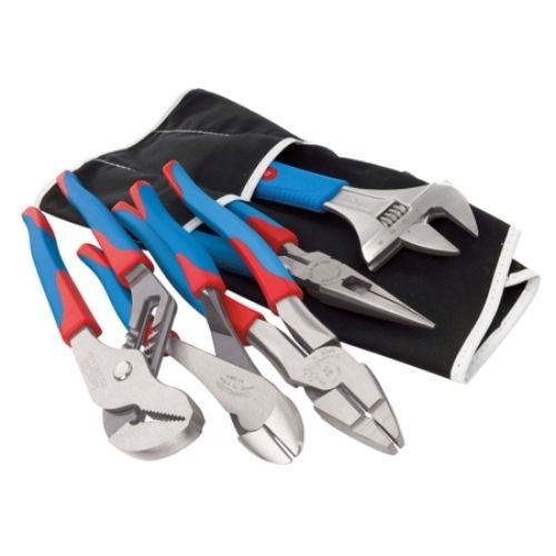 CHANNELLOCK 5 PIECE CODE BLUE TOOL ROLL - WRENCH PLIERS AND MORE CBR-5