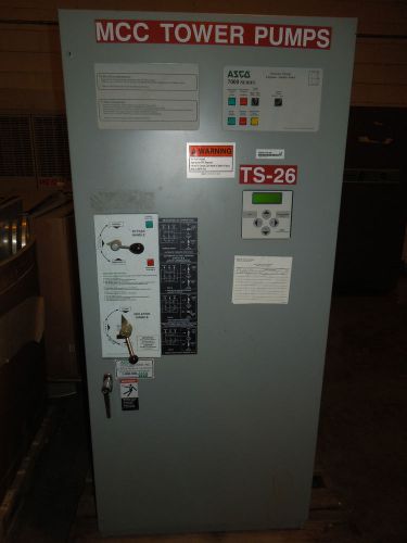 Asco 7000 series automatic transfer switch w/ bypass isolation 400a 208v 3ph for sale