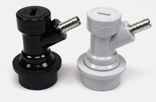 gas/liquid ball lock connectors for corney keg homebrew