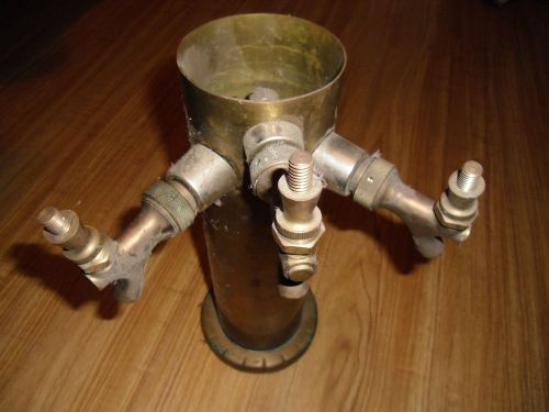 Vintage brass beer tower 3 way tap