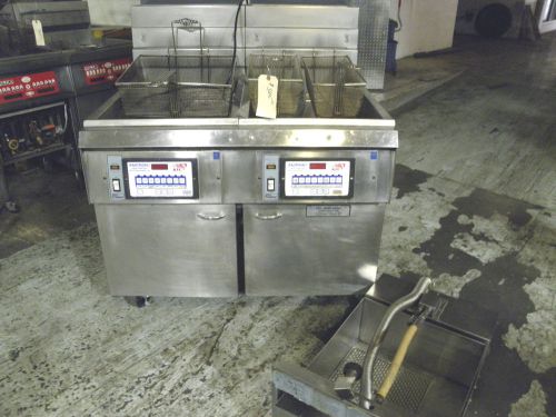 Pitco 182wksufm double well 80lb 150,000 btu nat gas chicken fryer frialator for sale