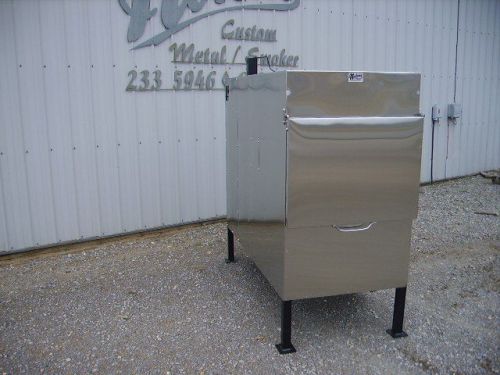 New insulated commercial bbq rotisserie smoker grill (compared to ole hickory for sale