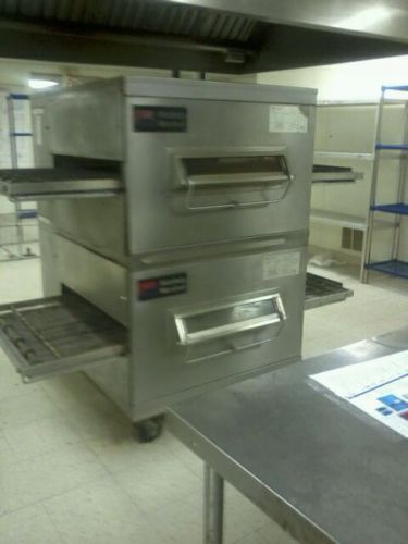 Middleby marshall ps 200 conveyor pizza oven ovens direct gas fired double stack for sale