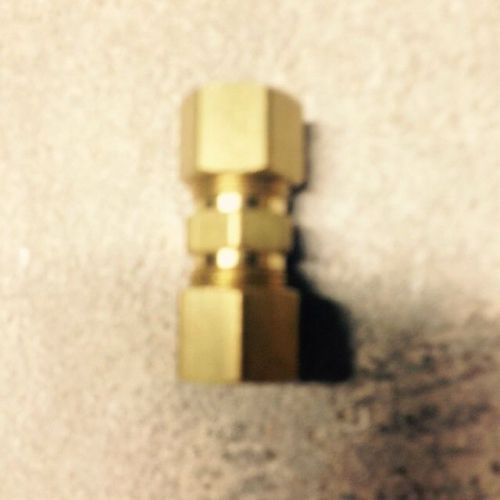 7 brass tubing connecters 1/4&#034; for sale