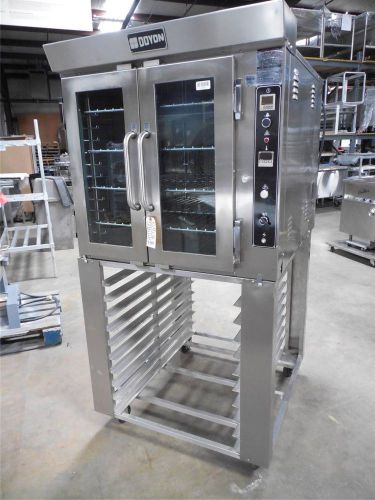 Doyon single gas convection oven w/ steam on stand-model ja-6 for sale