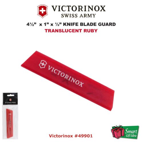 Victorinox SwissArmy 4 1/2 &#034; Blade Guard, Translucent Ruby #49901