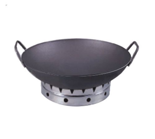 Wok Pan - Round Bottom Non-Stick Rolled Steel ~ 12&#034;