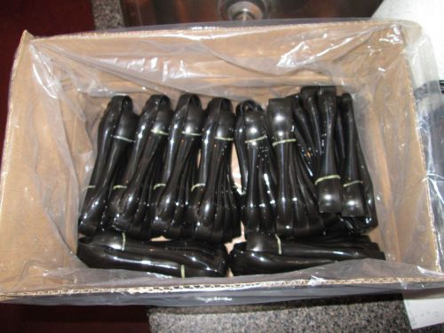 Box of 72 Sabert UBK72STNG Small Serving Tongs Black 6-1/4in New