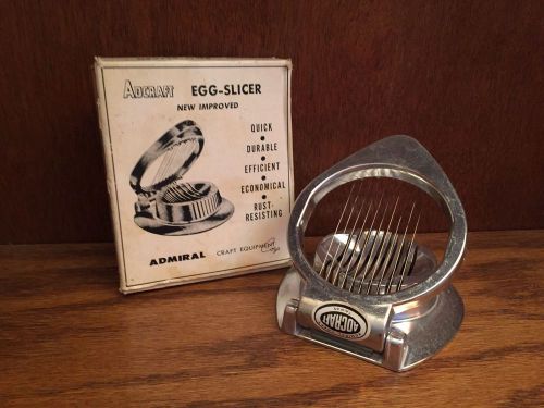 Vintage (1950s?) Adcraft Admiral Craft AES-1A Egg Slicer with Original Box