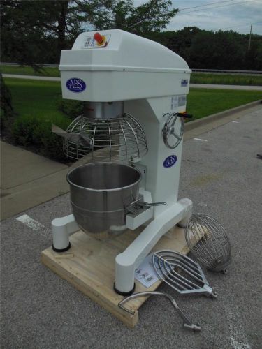 New abs 60qt electronic planetary mixer w/ bowl, dolly &amp; attachments  abspms-60 for sale