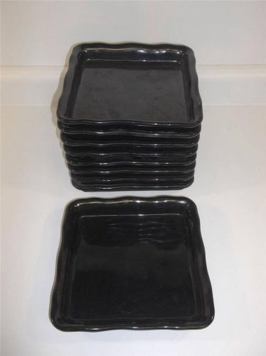 Elite Global Solution Food Tray Container Cater Banquet Square Plastic M858 Lot