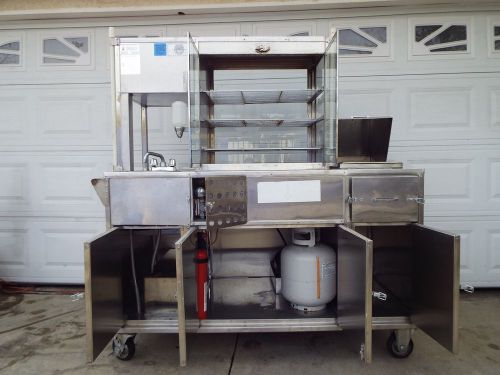 Kareem Carts Hot Dogs/Churros/Pritzel/Food Prep Cart ,Concession Cart