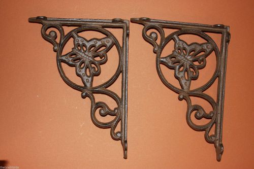 (12) butterfly shelf brackets, cast iron, corbels,shelf,bracket,restaurant, b-16 for sale