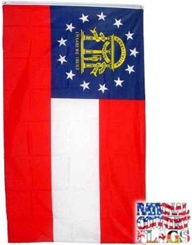 Large new 3x5 georgia state flag us usa american flags for sale