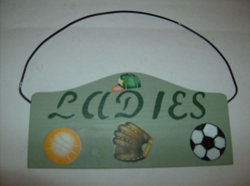 Ladies sports wooden plaque for sale