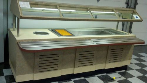 Large Restaurant sald bar, cooled, clean and ready to go!