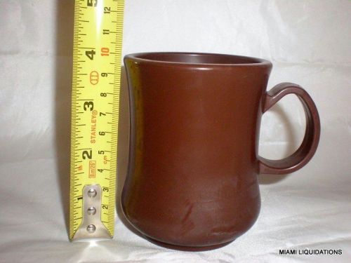 Lot of 36 Diablo II 8 oz mug Brown Carlisle 8104-01 Polypropylene coffee