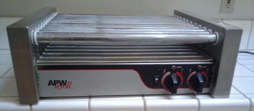 Hot dog cooker / warmer apw wyott hotrod® flat hot dog roller, chrome (hr-31) for sale
