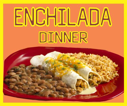 ENCHILADA DINNER DECAL