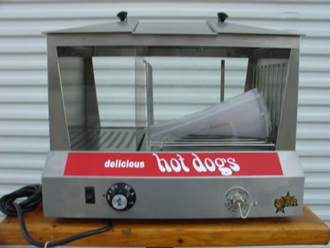 Star 35ss hotdog merchandiser cooker machine commercial grade steamer fair party for sale