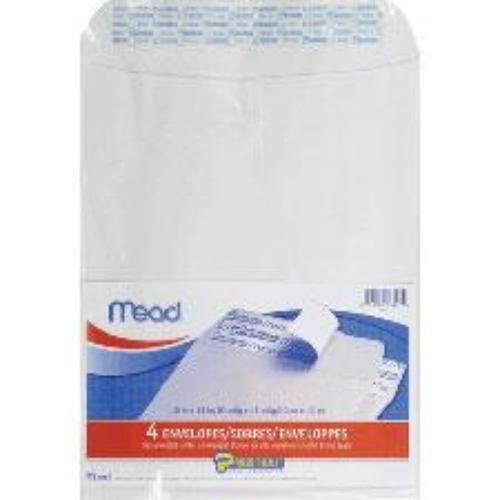 Mead press it-seal it envelopes 10&#039;&#039; x 13&#039;&#039; 4 count for sale