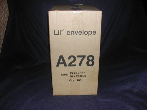 100 A278 Lil envelope book mailer stiff brown cardboard Amazon style packaging